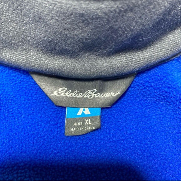 Eddie Bauer Pullover Mens Extra Large Blue First Ascent Radiator Fleece 1/4 XL - Picture 5 of 13